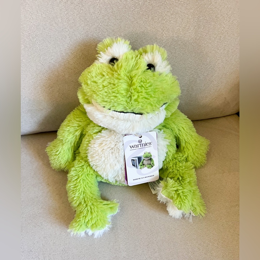 NEW WARMIES Frog Warmies in Green - Picture 2 of 11